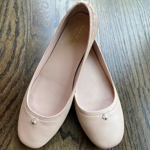 kate spade leather ballet flats
